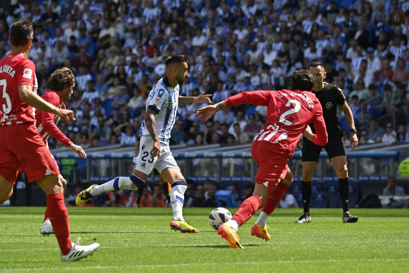 El Real Sociedad 0 - Atlético 2, en imágenes