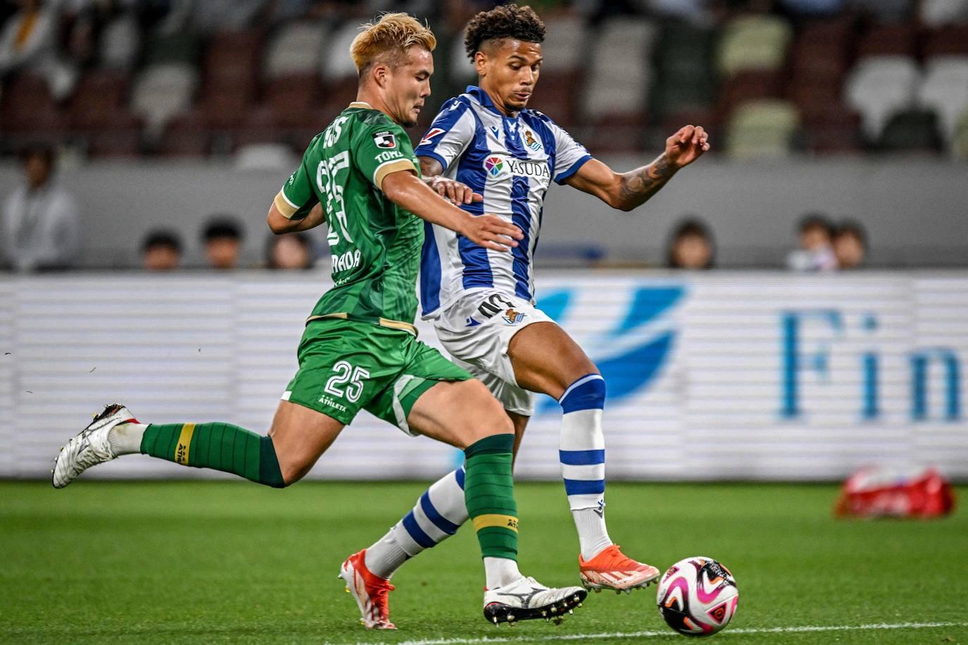 Las imágenes del Tokyo Verdy - Real Sociedad
