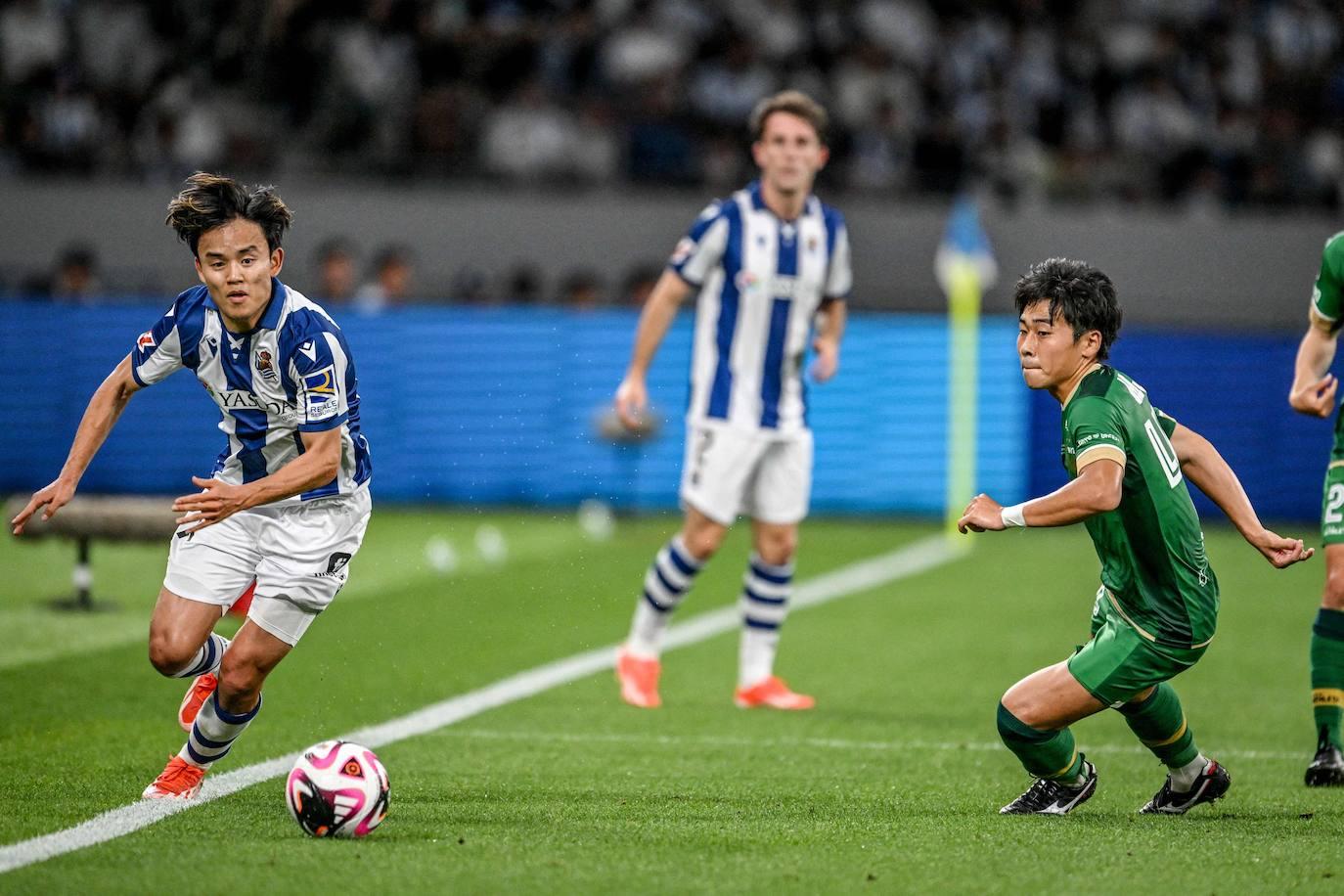 Las imágenes del Tokyo Verdy - Real Sociedad