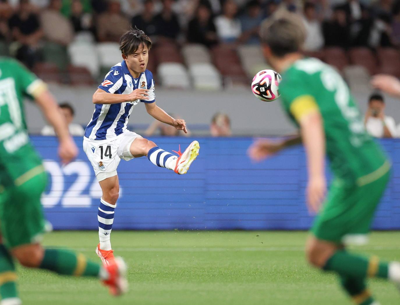 Las imágenes del Tokyo Verdy - Real Sociedad