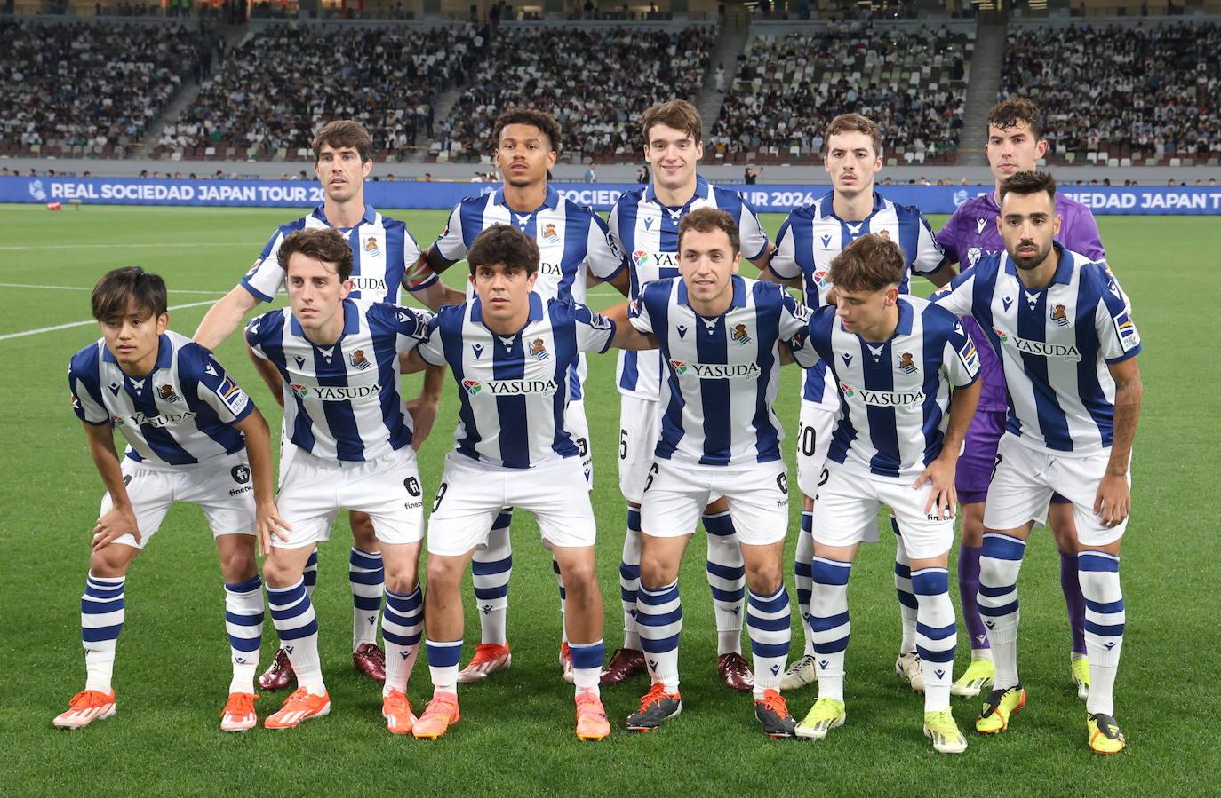 Las imágenes del Tokyo Verdy - Real Sociedad