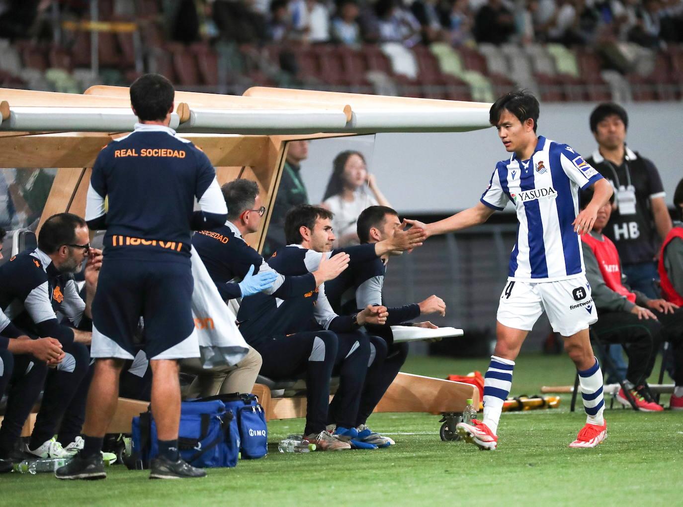 Las imágenes del Tokyo Verdy - Real Sociedad