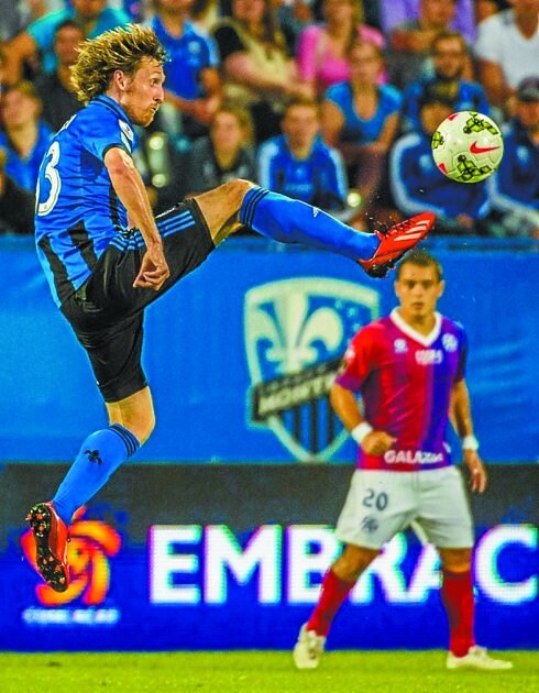 MLS. Gorka Larrea, en un partido con el Montreal.