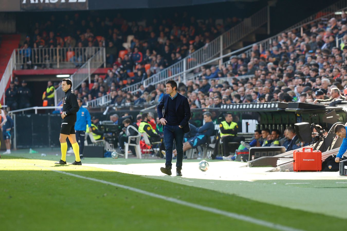 Maxi Gómez anotó el único gol del partido en un partido en el que los armeros echaron en falta las bajas por lesión de Ramis, Arbilla, Kike García, Escalante y Pape Diop, y la sanción de Orellana