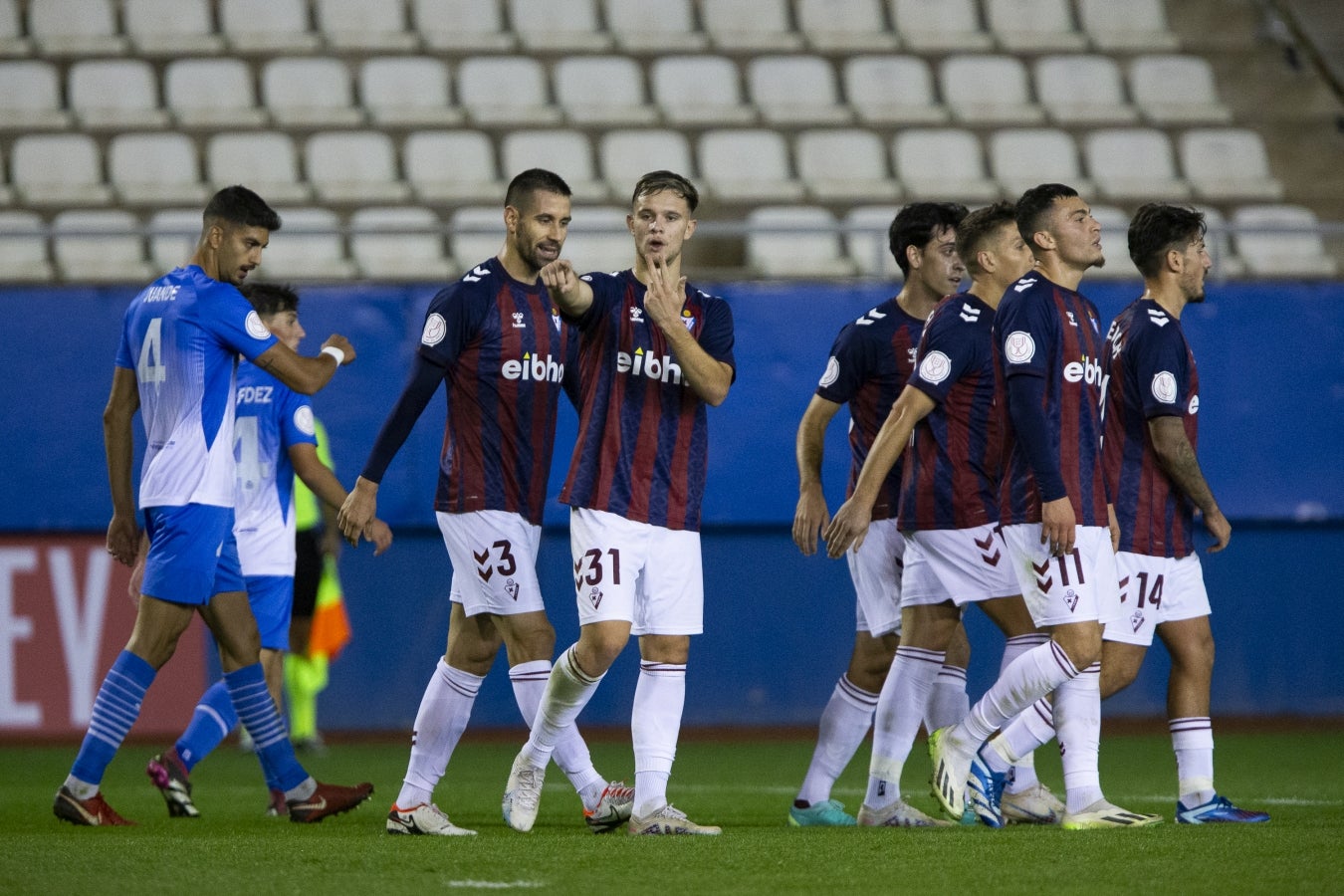 El Eibar golea al Lorca Deportiva