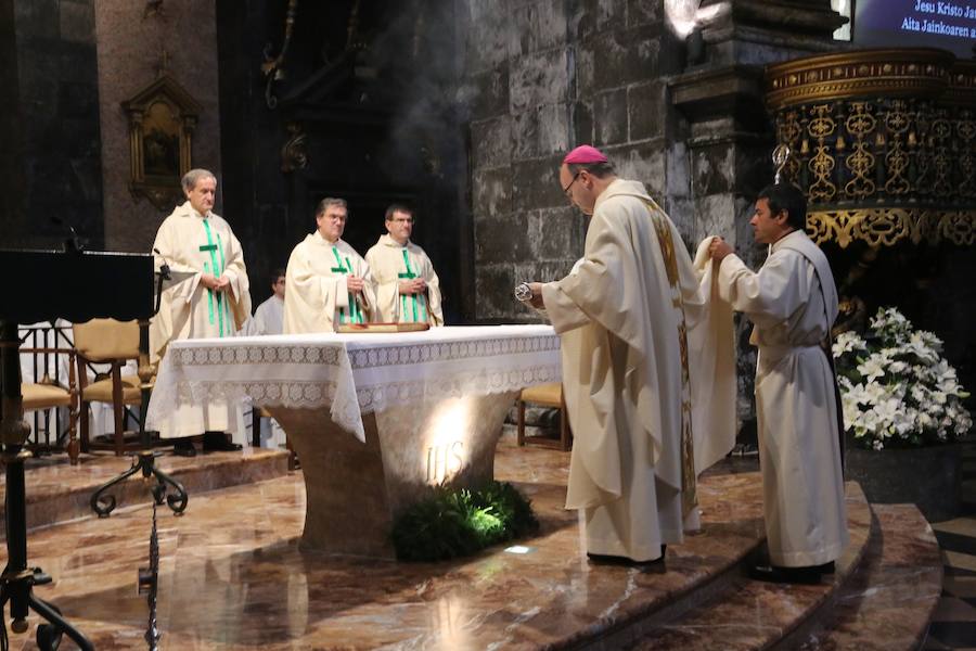 El lehendakari, Iñigo Urkullu, ha asistido este martes en Azpeitia a la celebración de la festividad de San Ignacio.