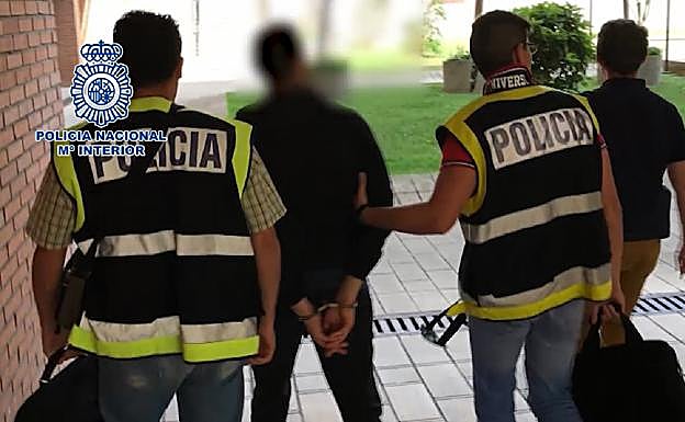 Imagen de la detención. 