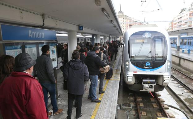 Euskotren reforzará el servicio de trenes en la Aste Nagusia