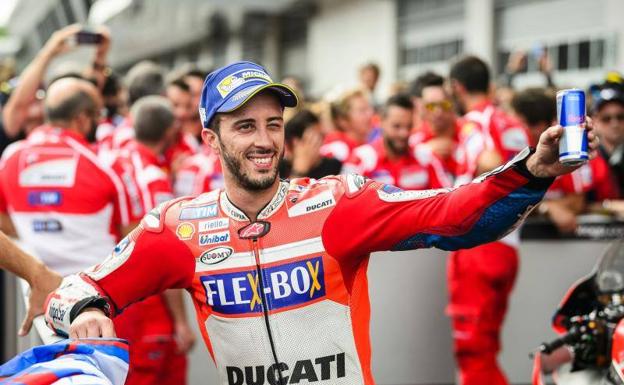 Dovizioso, tras la victoria.