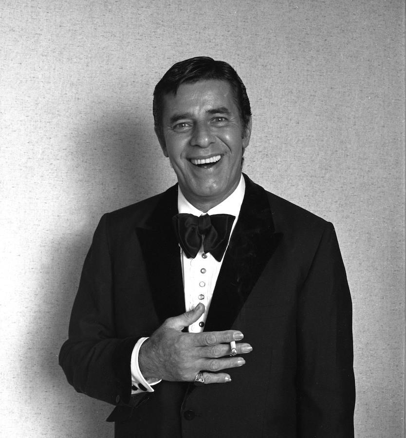 Jerry Lewis en hotel Sahara en Las Vegas en 1979.