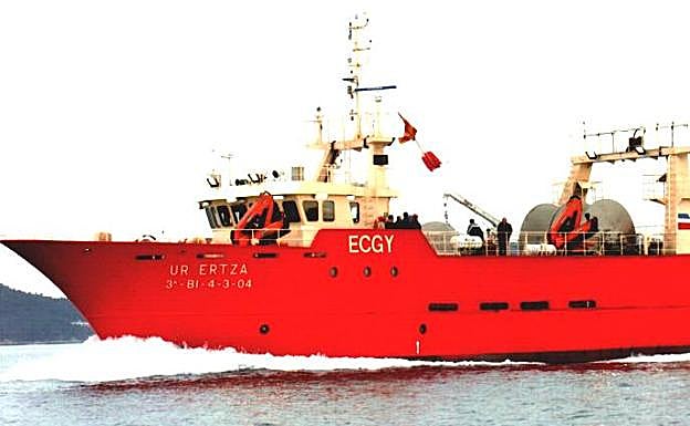 El buque 'Ur Ertza', con base en Ondarroa