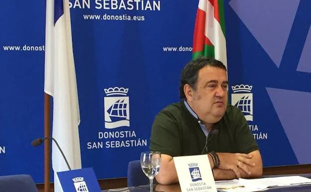 El concejal de Impulso Económico de San Sebastián, Ernesto Gasco