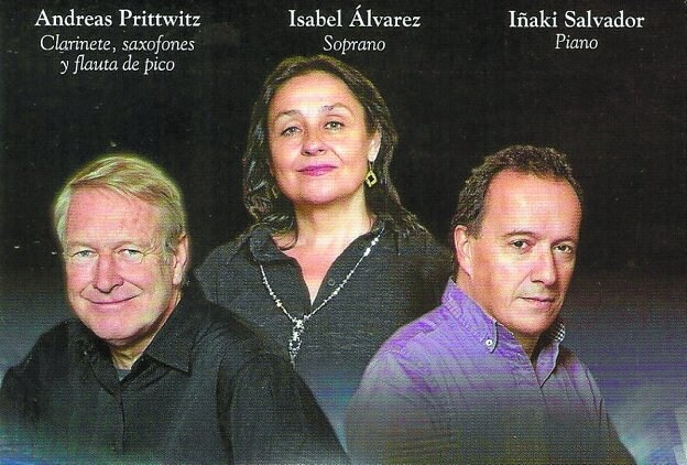 Andreas Prittwitz, Isabel Álvarez e Iñaki Salvador compartirán escenario en el concierto de esta noche.