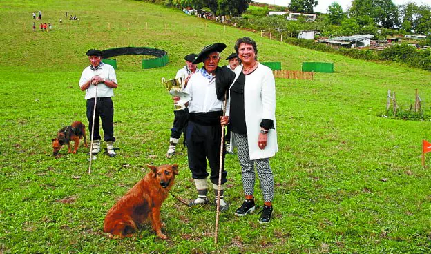 Jose Mari Bengoa y Eder, ganadores por tercer año en Legazpi. 