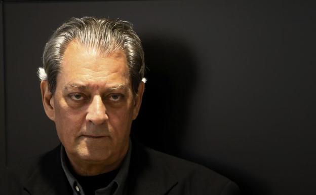 El escritor estadounidense Paul Auster, durante la presentación en Madrid de su última novela ‘4 3 2 1’