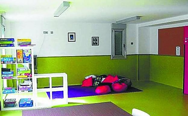 Vista de una de las salas de juegos de las instalaciones de la ludoteca. 