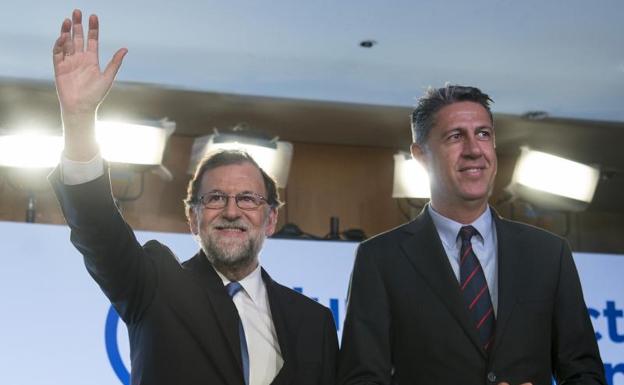 Mariano Rajoy y Xavier García Albiol.