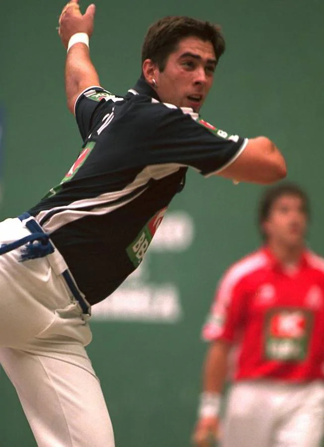 Mikel Goñi, sus mejores imágenes en el mundo de la pelota