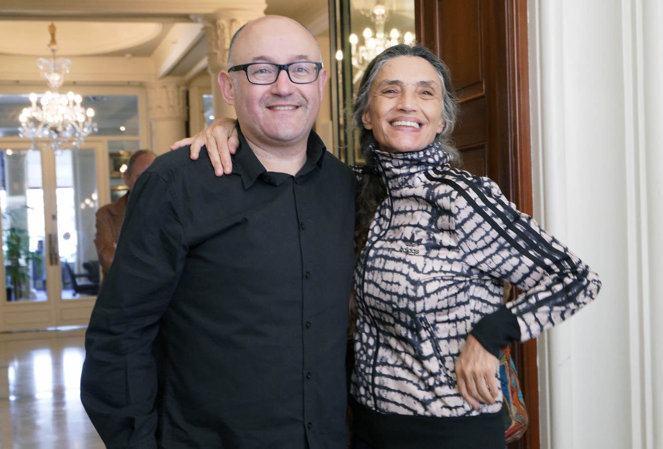 Emma Suárez, Ángela Molina y Wim Wenders, director de la película que inaugura la Sección Oficial, han protagonizado las llegadas de este jueves a San Sebastián