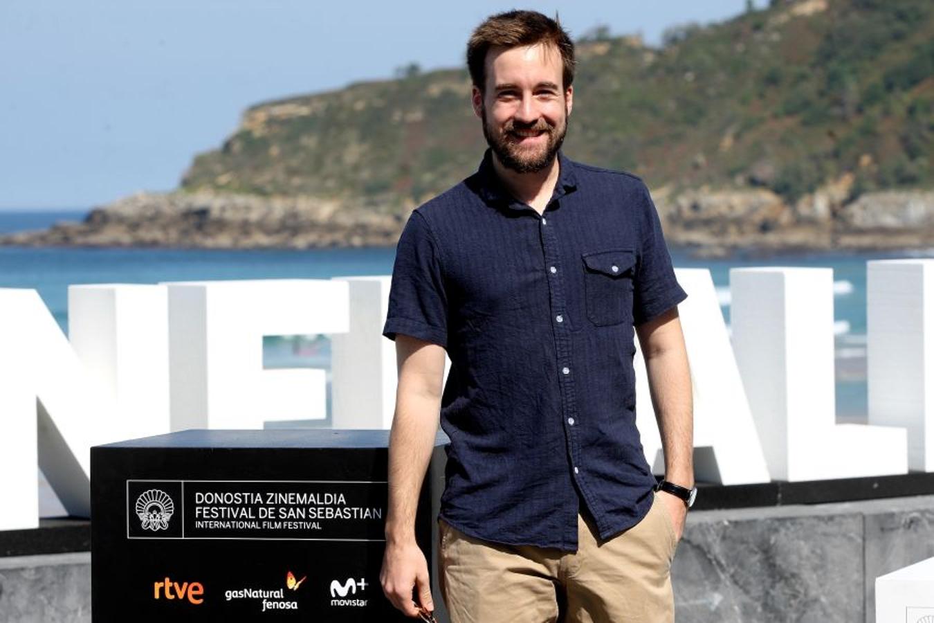 Parte del reparto de 'La Douleur', película de Emmanuel Finkiel ha llegado al Festival de Cine de San Sebastián.
