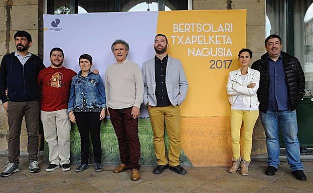 Txapelketa Nagusiaren aurkezpeneko argazkia.