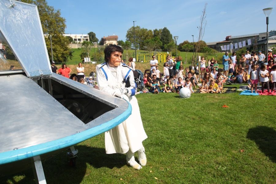 Muchos irundarras disfrutaron de la sesión de Girabira en Gain Gainean, suspendida la pasada semana por mal tiempo