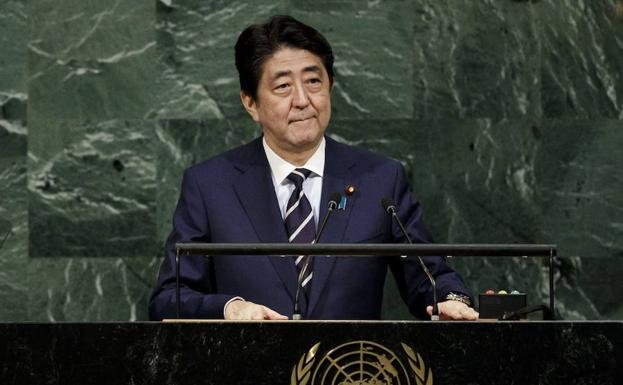 El primer ministro de Japón, Shinzo Abe.