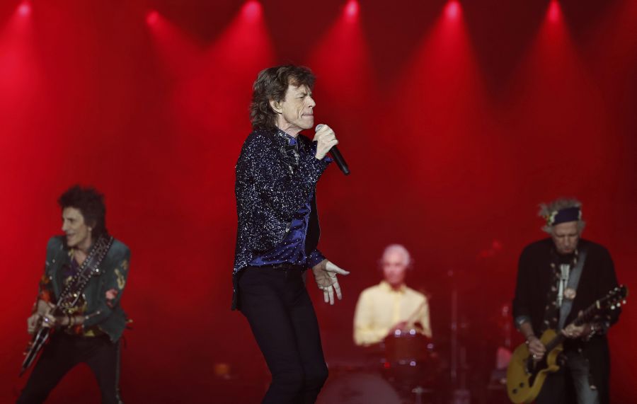 The Rollings Stones han actuado este miércoles en el Estadi Olímpic de Montjuic, en Barcelona, en el único concierto ofrecido en España de su gira "Stones-No Filter"