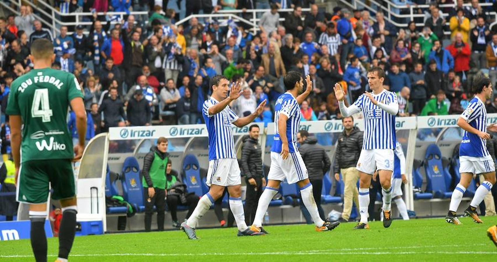 La Real Sociedad y el Betis han acabado en tablas después de un partido emocionante, repleto de goles y emoción
