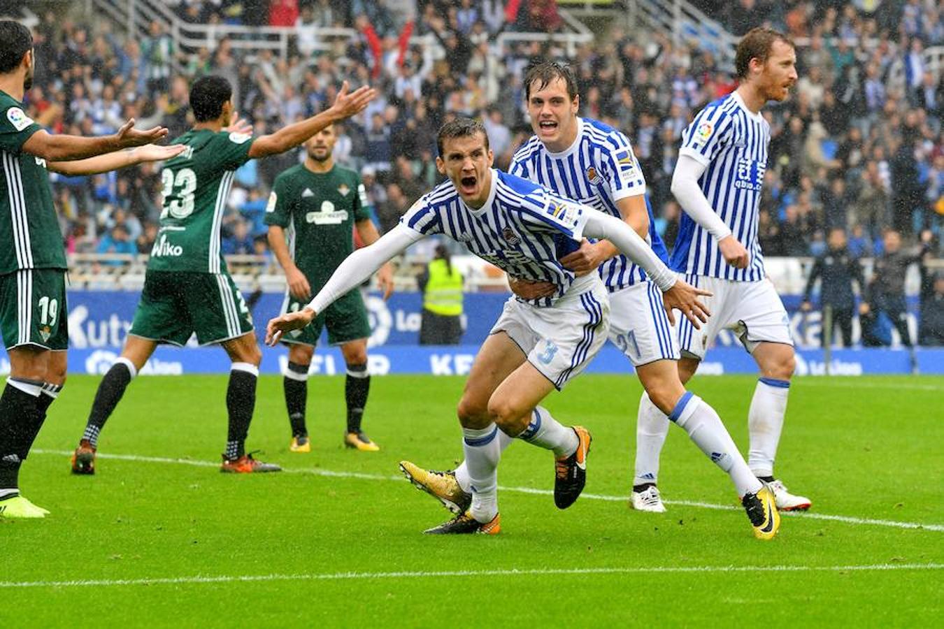 La Real Sociedad y el Betis han acabado en tablas después de un partido emocionante, repleto de goles y emoción