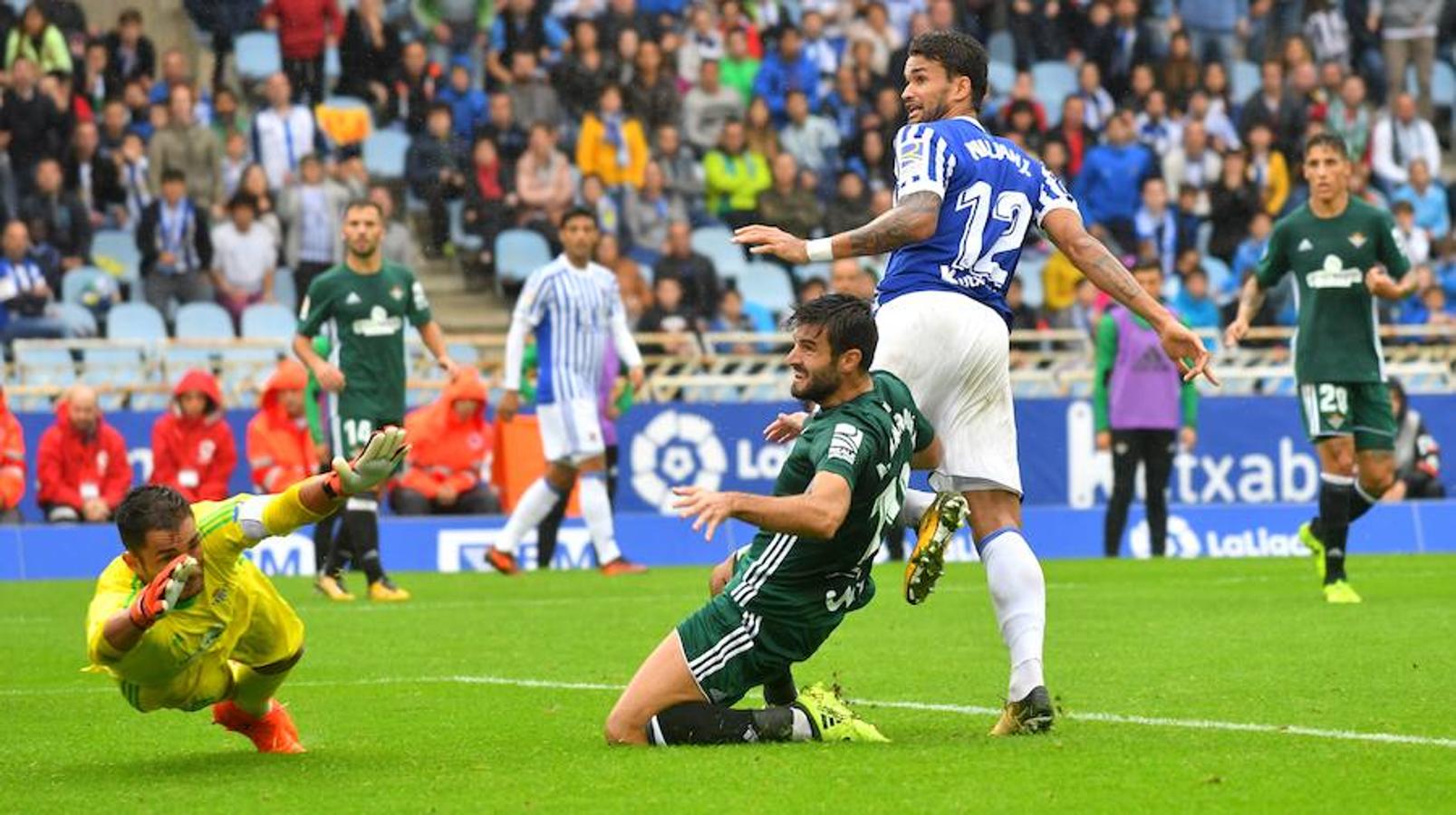 La Real Sociedad y el Betis han acabado en tablas después de un partido emocionante, repleto de goles y emoción