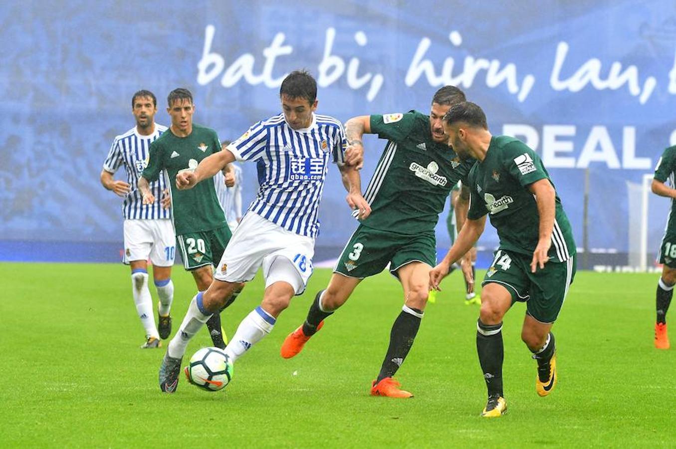 La Real Sociedad y el Betis han acabado en tablas después de un partido emocionante, repleto de goles y emoción