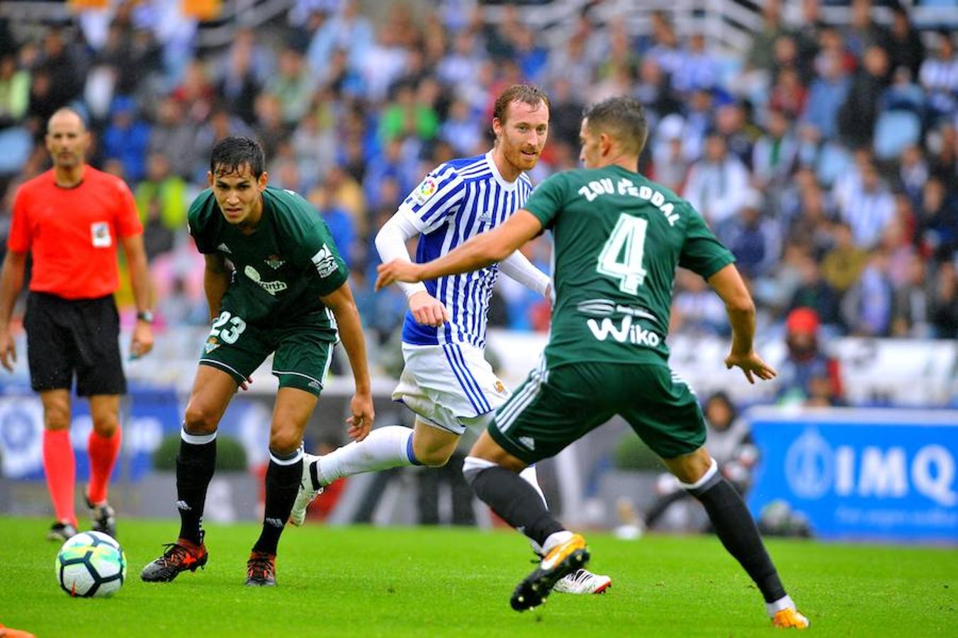 La Real Sociedad y el Betis han acabado en tablas después de un partido emocionante, repleto de goles y emoción