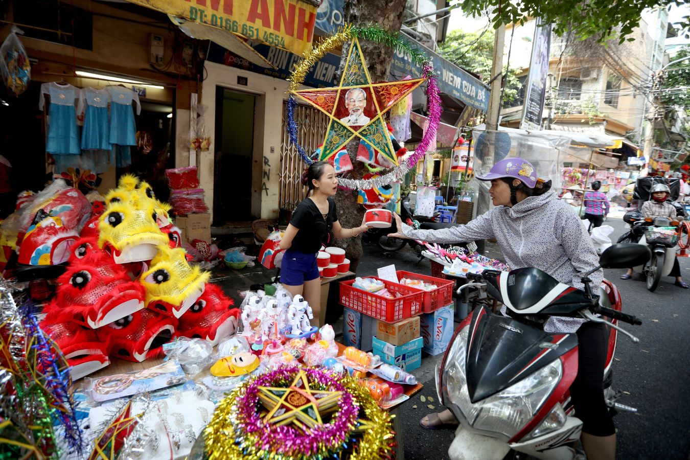 Las calles de Hanoi ya están decoradas para la celebración del Mid Autunm Festival, uno de los más importantes del país