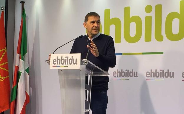 Arnaldo Otegi, coordinador general de EH Bildu. 