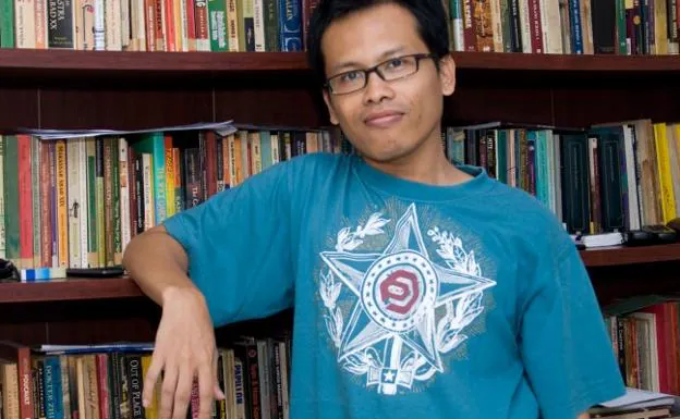 El escritor indonesio Eka Kurniawan.