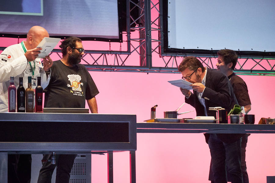 La feria del Kursaal arranca con lo más granado de la restauración mundial. Por delante, tres jornadas intensas llenas de olores, sabores, texturas y arte.