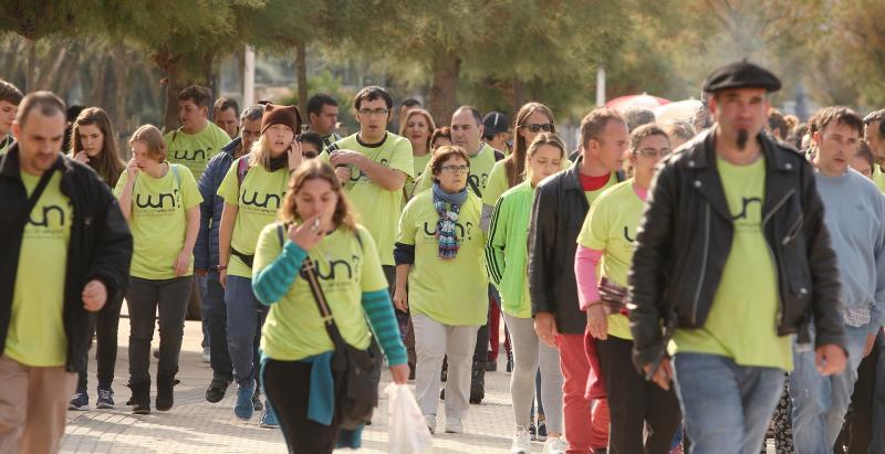 La asociación guipuzcoana ha celebrado en el Boulevard donostiarra el Día Mundial de la Salud Mental
