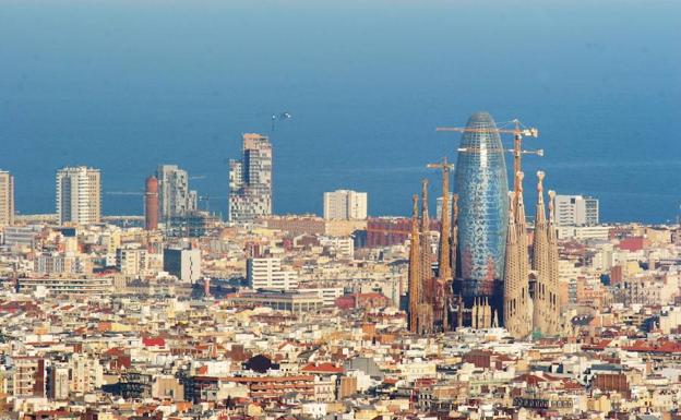 Panorámica de Barcelona.