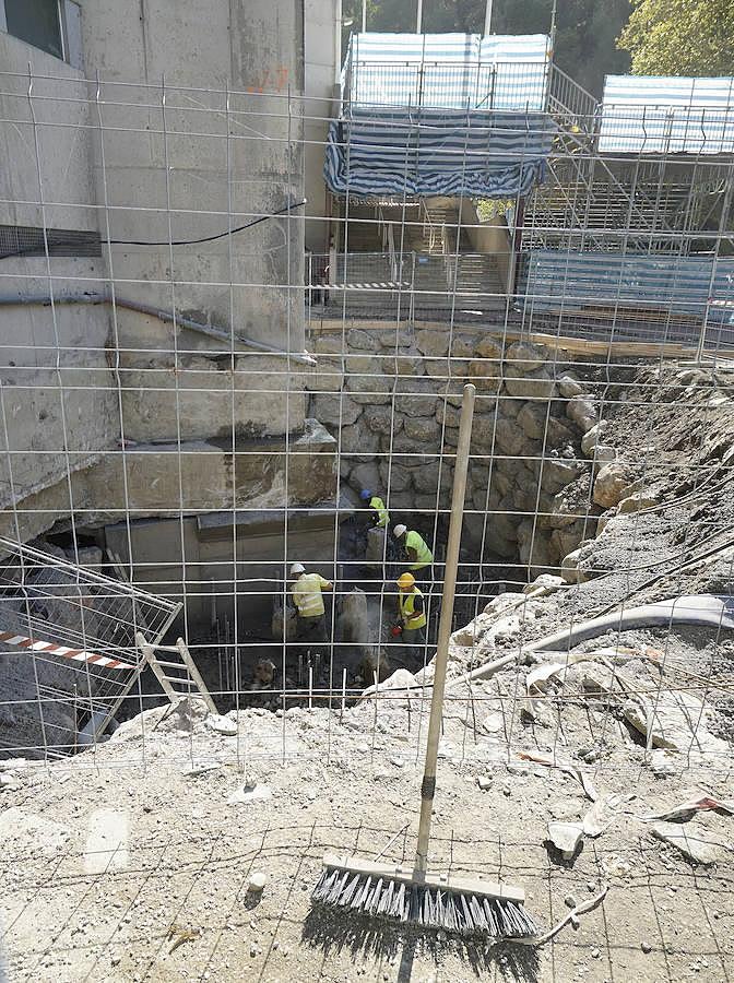 Los trabajos de remodelación de Anoeta entran en una nueva fase de demolición
