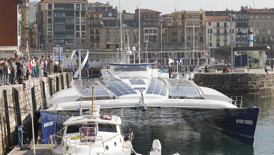 Un buque de hidrógeno recala en Donostia dentro de su gira mundial