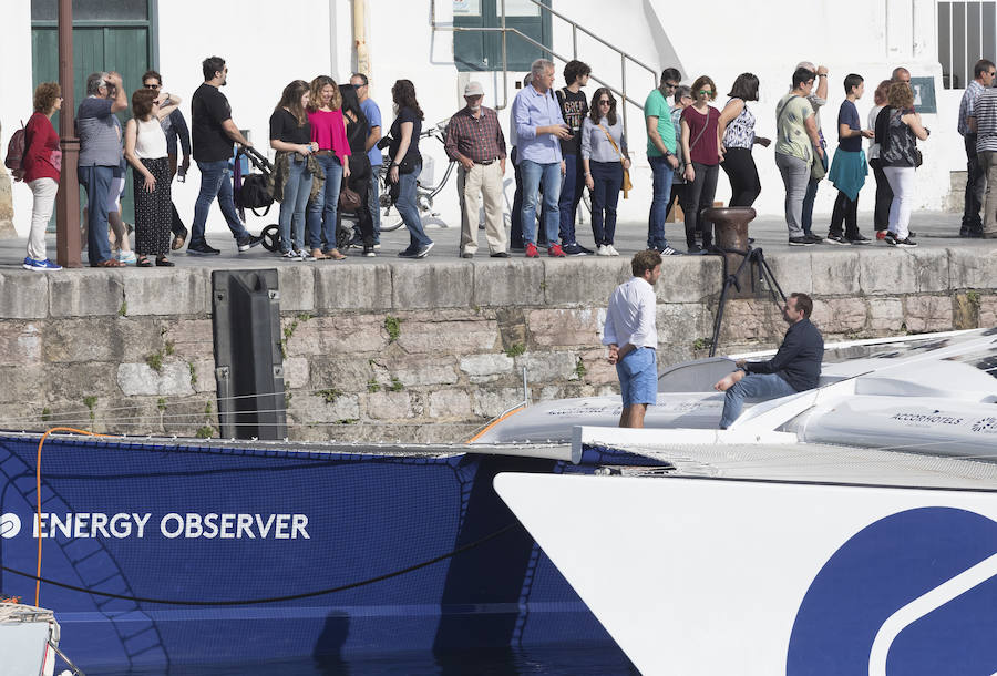 Un buque de hidrógeno recala en Donostia dentro de su gira mundial