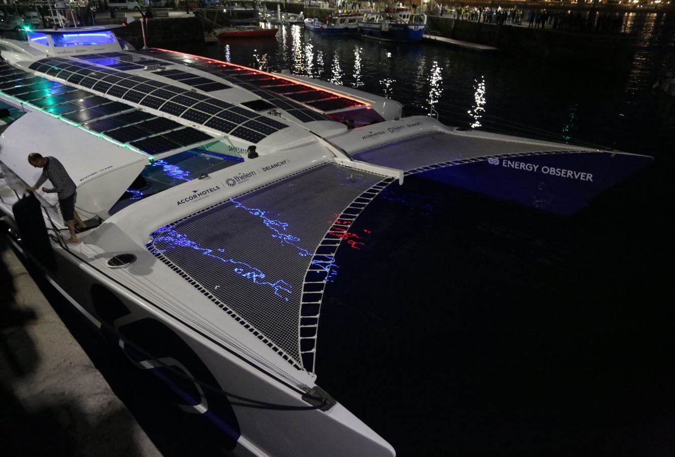 Un buque de hidrógeno recala en Donostia dentro de su gira mundial