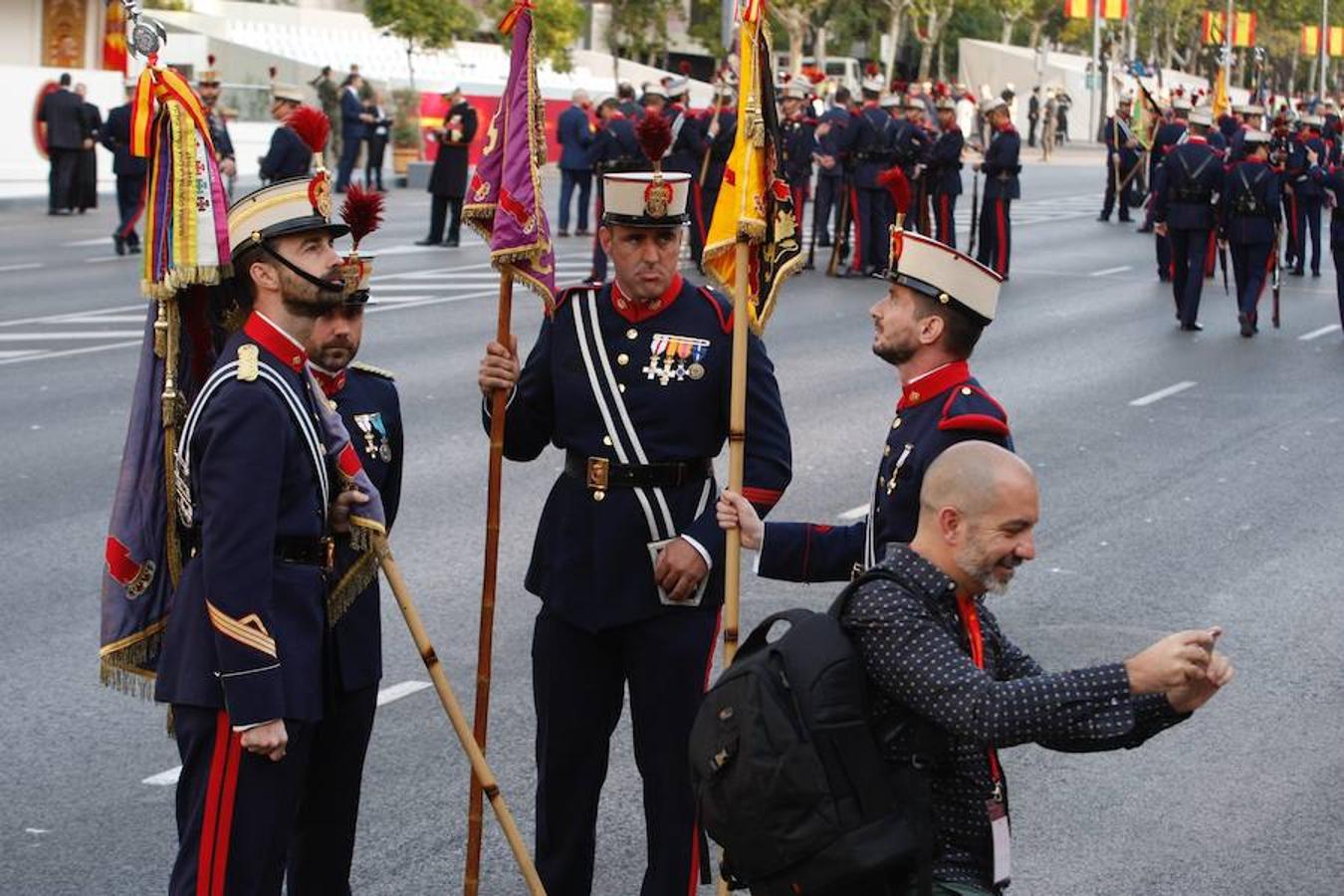 Más de 3.900 militares, acompañados por guardias civiles y policías nacionales, recorrerán el paseo de la Castellana de Madrid en el desfile del 12 de octubre