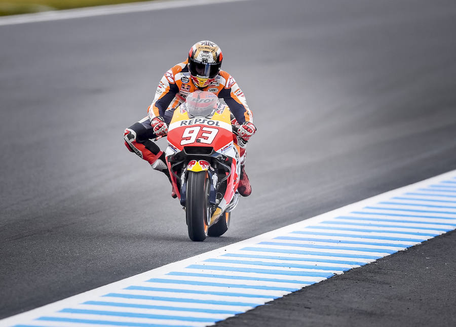 El francés Johann Zarco logró la 'pole' de MotoGP en el circuito de Motegi, por delante del italiano Danilo Petrucci y el español Marc Márquez.