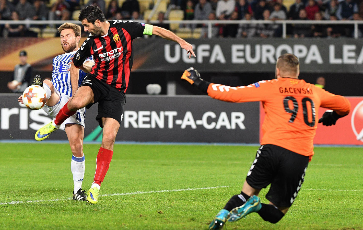 Vardar - Real Sociedad, en imágenes