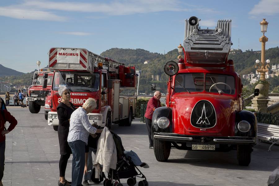El alcalde de San Sebastián, Eeneko Goia, destaca que los bomberos son «el pilar de la seguridad y la tranquilidad» de la ciudad.