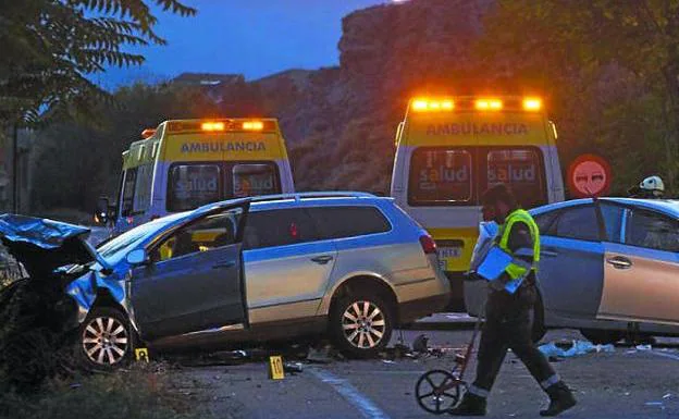 El accidente tuvo lugar el pasado jueves, en la carretera N-II, a dos kilómetros de Calatayud.