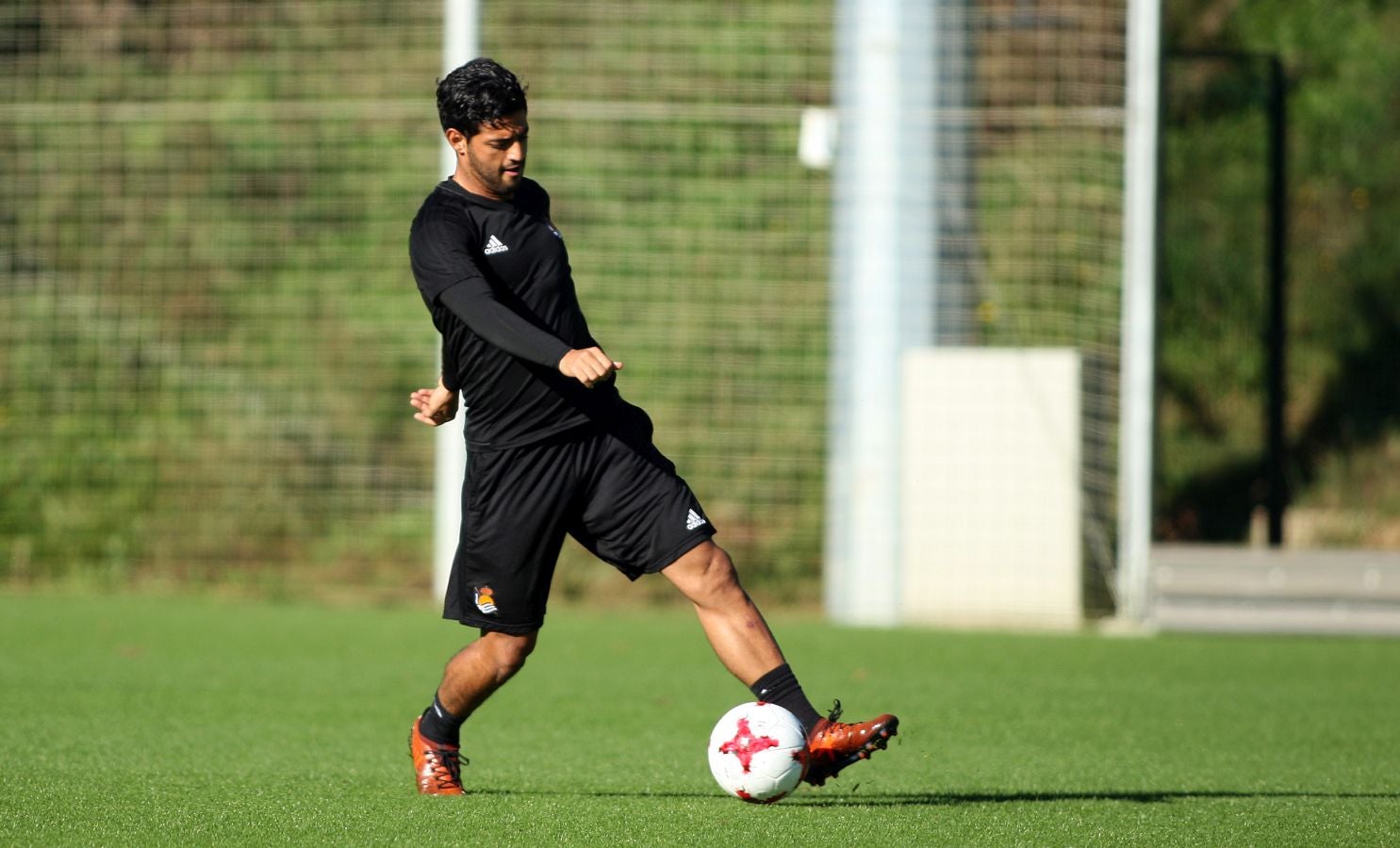 Los jugadores de la Real Sociedad se han ejercitado en Zubieta para preparar el encuentro de Copa ante el Lleida