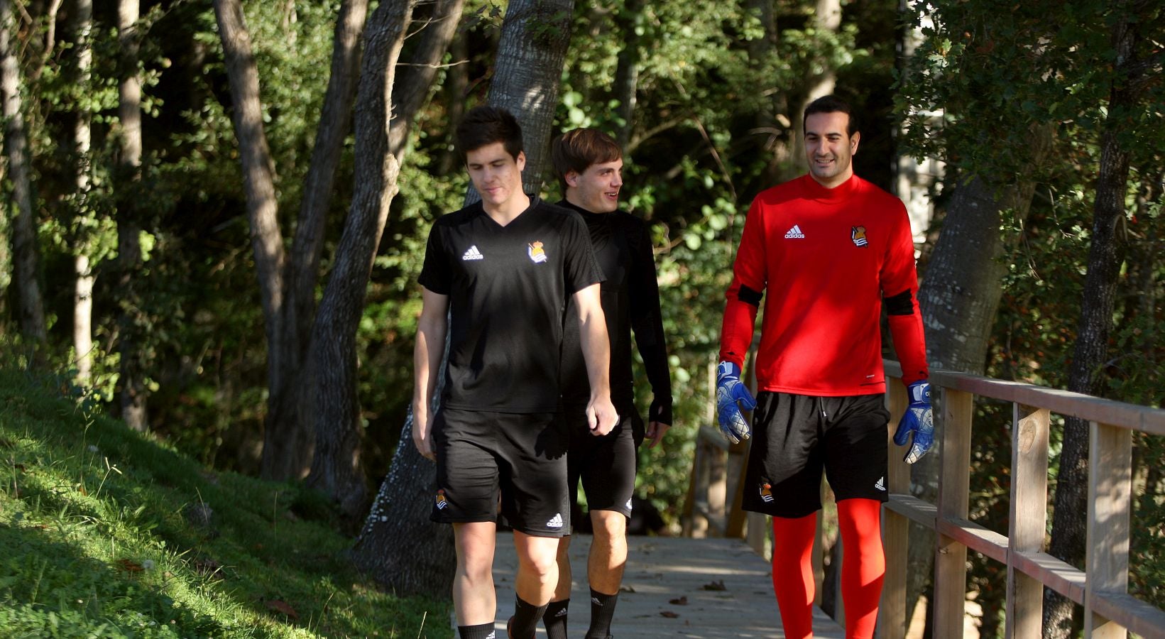 Los jugadores de la Real Sociedad se han ejercitado en Zubieta para preparar el encuentro de Copa ante el Lleida